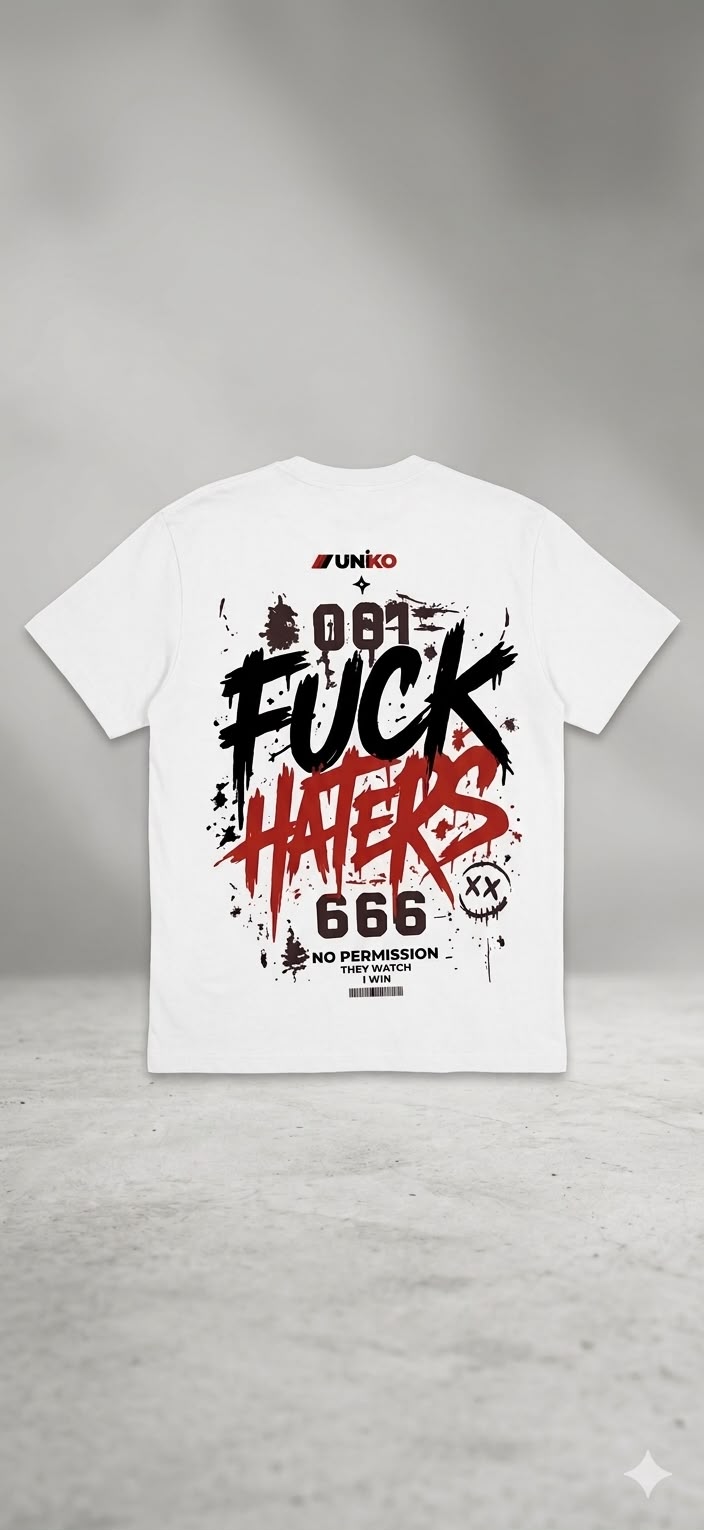 Camiseta FUCK HATERS - Imagen 7