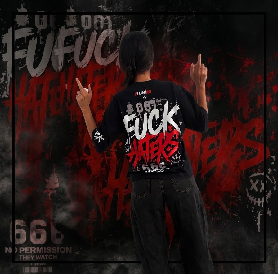 Camiseta FUCK HATERS - Imagen 4