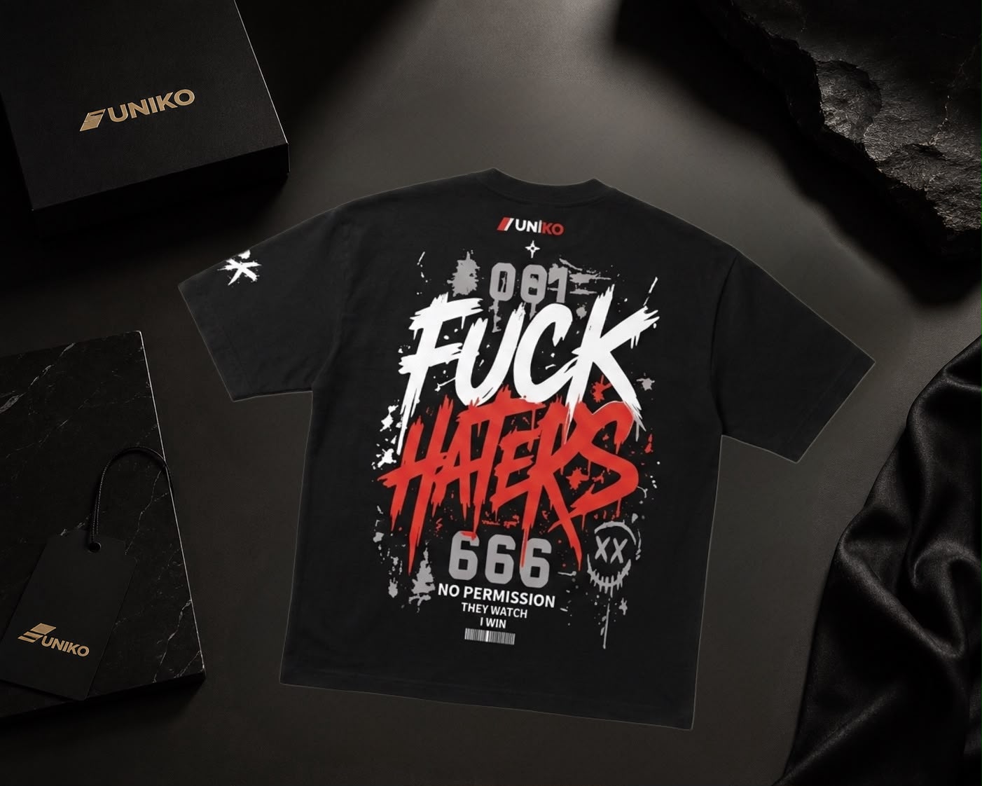 Camiseta FUCK HATERS - Imagen 2
